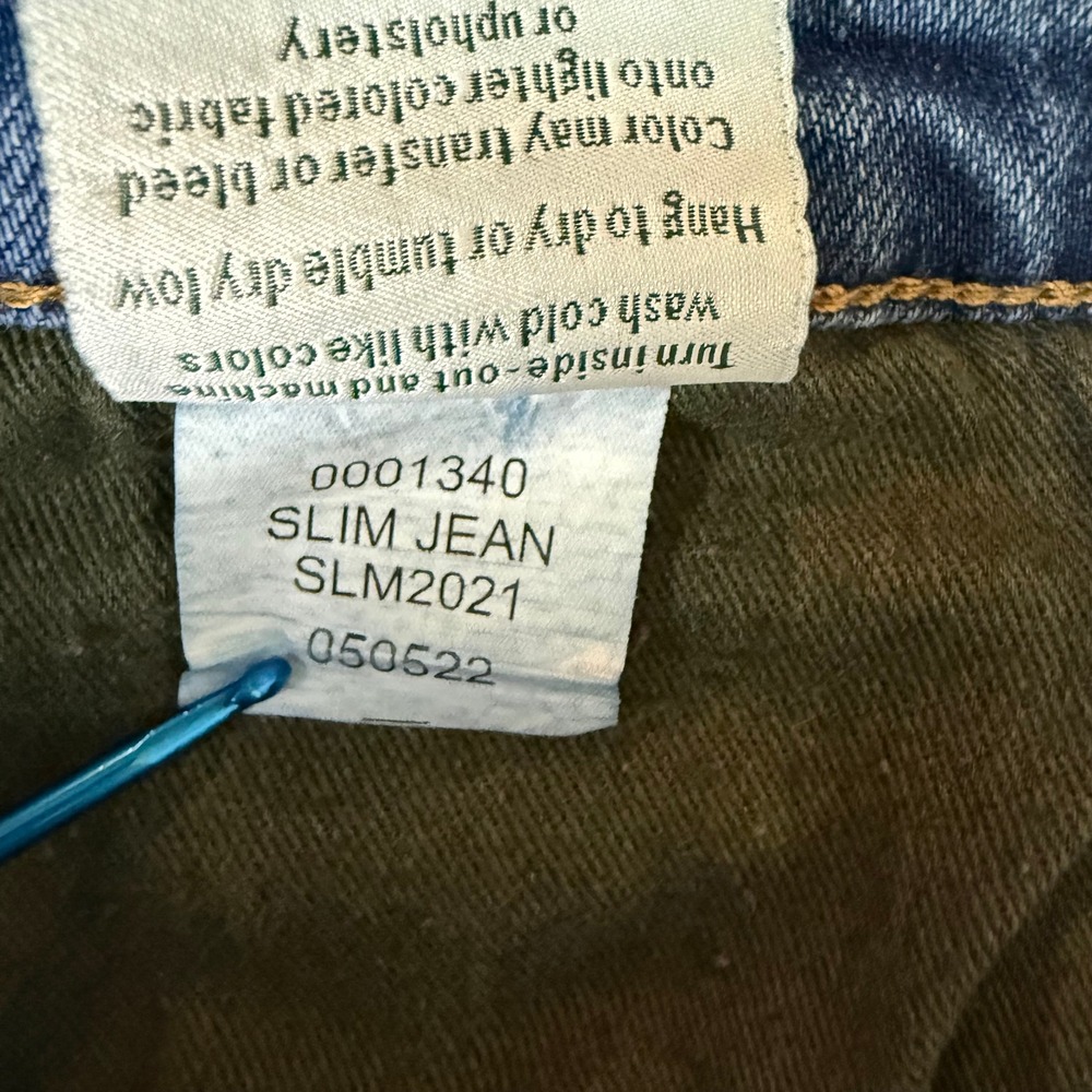 Tecovas Slim Jean Mens 32x32 Blue Premium Stretch Denim Cotton Blend Western - Picture 11 of 16